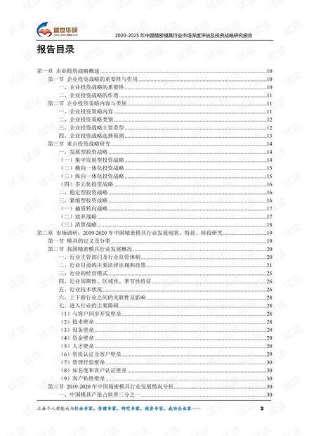 2020-2025年中国精密模具行业市场深度评估及投资战略研究报告.pdf
