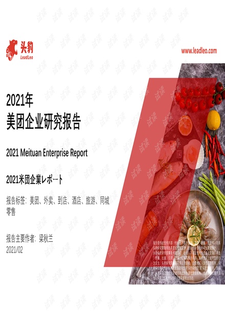 21年美团企业研究报告 Pdf 美团战略经营分析报告 互联网文档类资源 Csdn文库