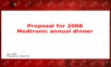 2009美敦力年会晚宴年会精品模板文案.ppt