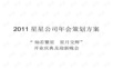2011星星公司年会策划年会精品模板文案.ppt