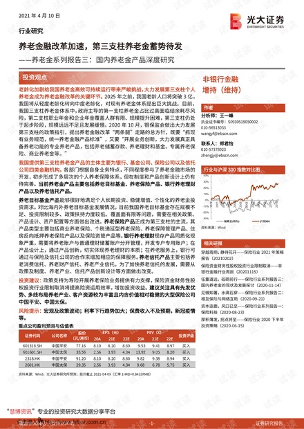 20210410-光大证券-非银行金融行业养老金系列报告三:国内养老金产品深度研究,养老金融改革加速,第三支柱养老金蓄势待发.pdf