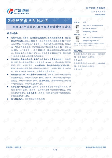 20210409-广发证券-区域经济盘点系列之五:安徽49个区县2020年经济财政债务大盘点.pdf
