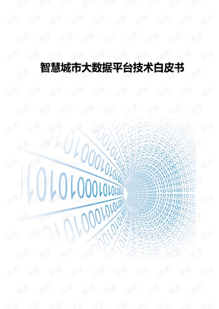 智慧城市大数据平台技术白皮书.pdf