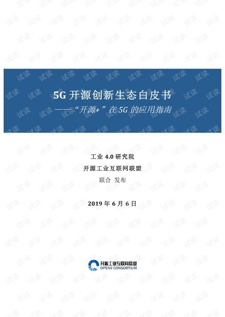 5G开源创新生态白皮书.pdf