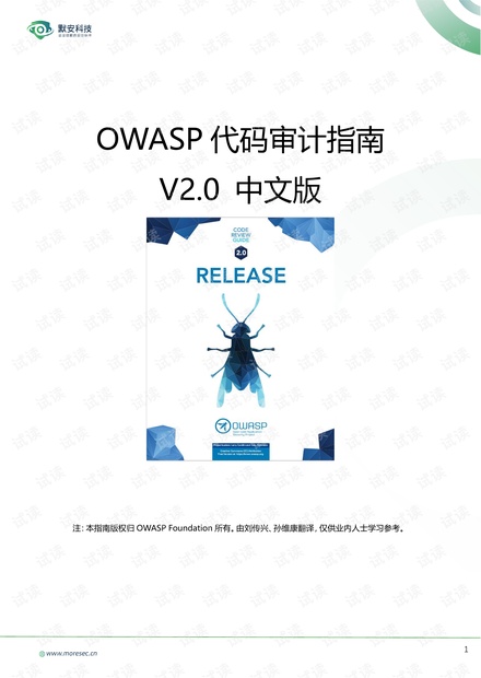 OWASP代码审计指南_中文版.pdf