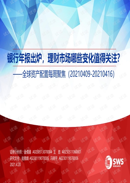 20210420-申万宏源-全球资产配置每周聚焦:银行年报出炉,理财市场哪些变化值得关注?.pdf