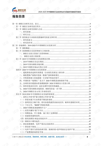 2020-2025年中国钢铁行业投资机会与风险防范措施研究报告.pdf