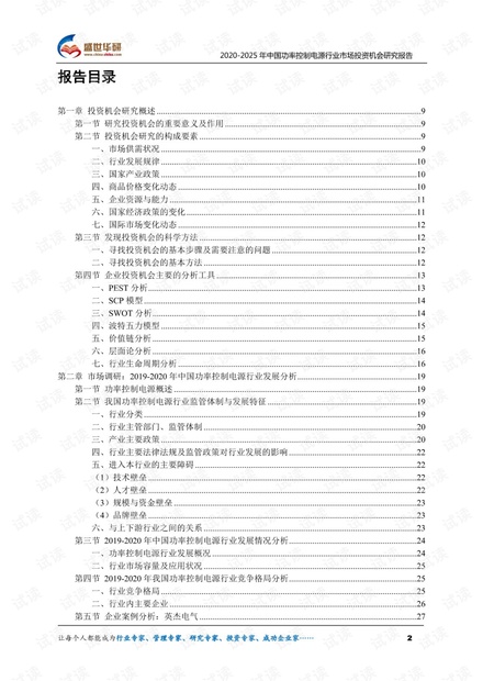 2020-2025年中国功率控制电源行业市场投资机会分析报告.pdf