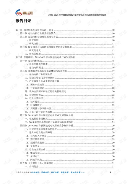 2020-2025年中国起动电机行业投资机会与风险防范措施研究报告.pdf