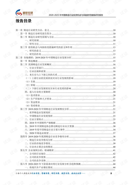 2020-2025年中国铸造行业投资机会与风险防范措施研究报告.pdf