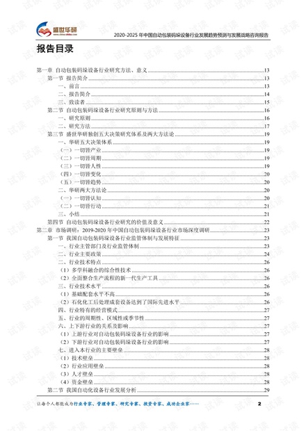 2020-2025年中国自动包装码垛设备行业发展趋势预测与发展战略咨询报告.pdf