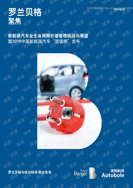 新能源汽车全生命周期价值管理挑战与展望精品报告2020.pdf