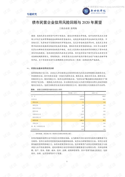 新世纪评级-债市民营企业信用风险回顾与2020年展望-2020.pdf