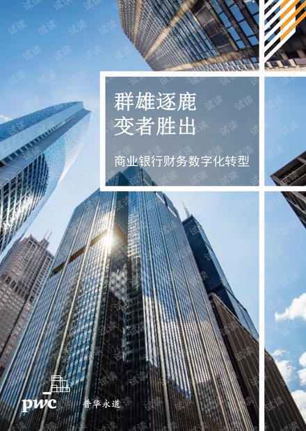 普华永道-群雄逐鹿 变者胜出——商业银行财务数字化转型-2020.12-10页精品报告2020.pdf