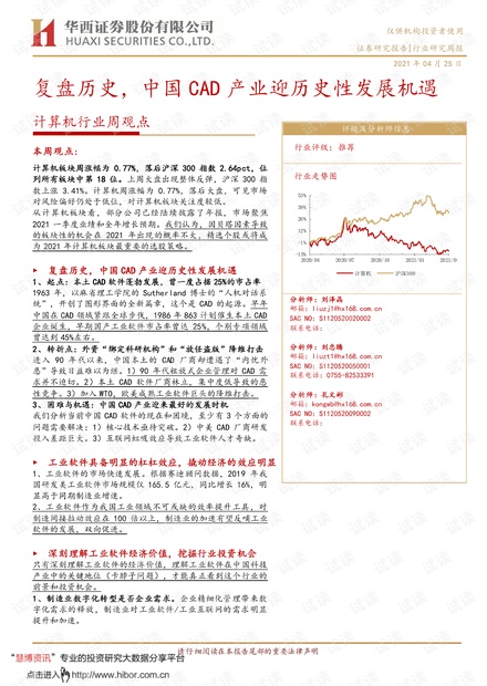 20210425-华西证券-计算机行业周观点:复盘历史,中国CAD产业迎历史性发展机遇.pdf
