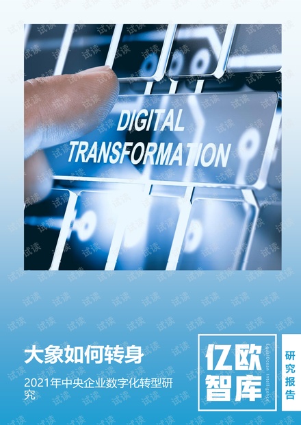 2021年中央企业数字化转型研究报告 .pdf