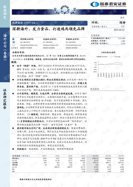 20210422-国泰君安-凤祥股份-9977.HK-深耕海外,发力食品,打造鸡肉领先品牌.pdf