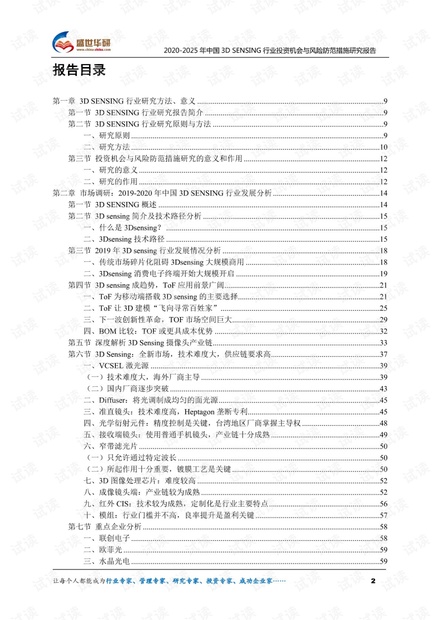 2020-2025年中国3D Sensing行业投资机会与风险防范措施研究报告.pdf