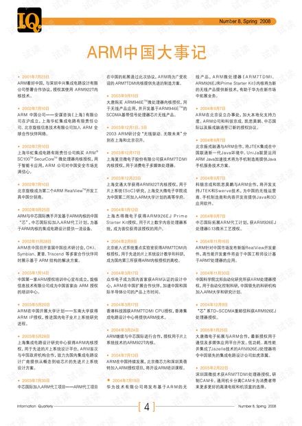 ARM中国大事记.pdf