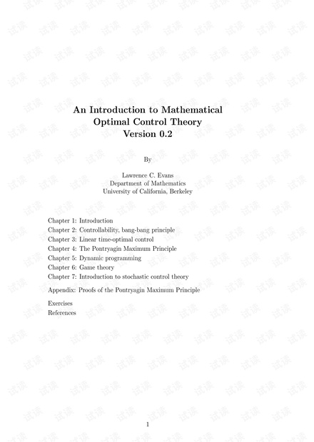 Mathematical Optimal Control Theory.pdf