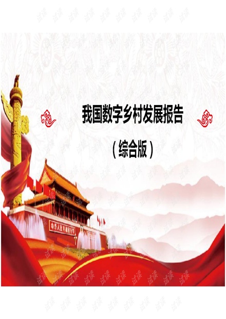 数字乡村新基建智慧乡村发展报告.pdf