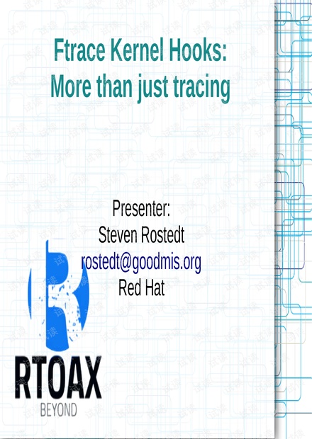 ftrace-kernel-hooks-2014-More than just tracing.pdf