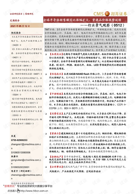 20210512-招商证券-行业景气观察:全球半导体销售额同比涨幅扩大,资源品价格涨势延续.pdf