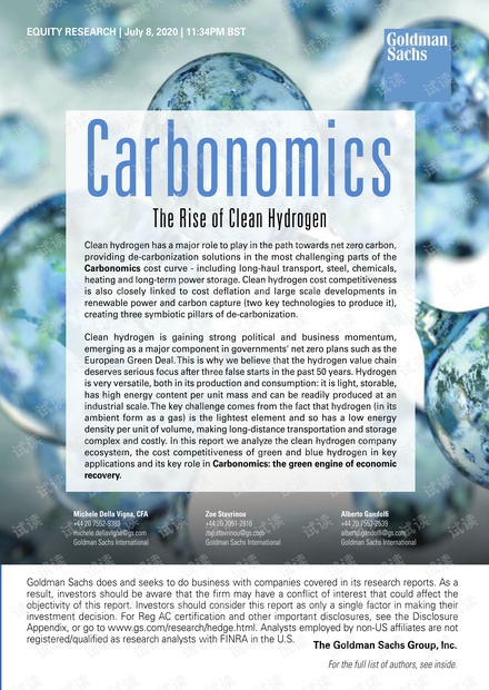 Carbonomics-The rise of clean hydrogen.pdf