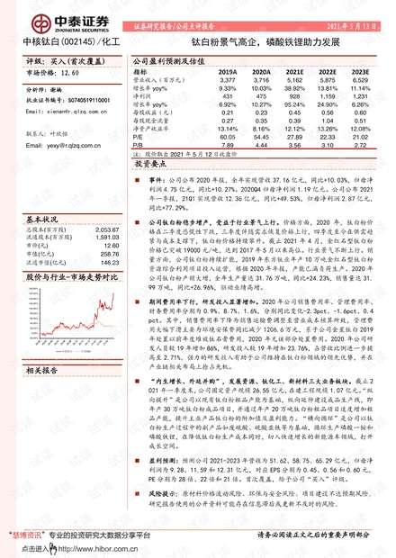 20210513-中泰证券-中核钛白-002145-钛白粉景气高企,磷酸铁锂助力发展.pdf