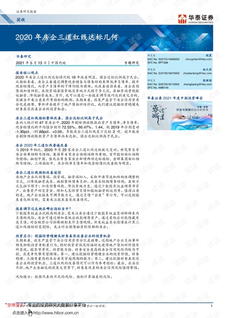 20210513-华泰证券-2020年房企三道红线达标几何.pdf