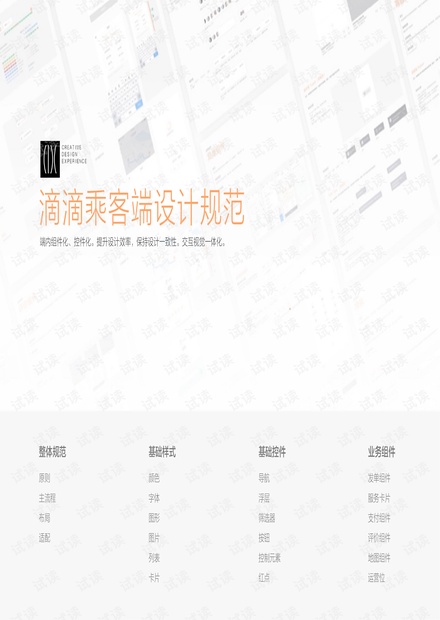 滴滴乘客端UI设计规范.pdf