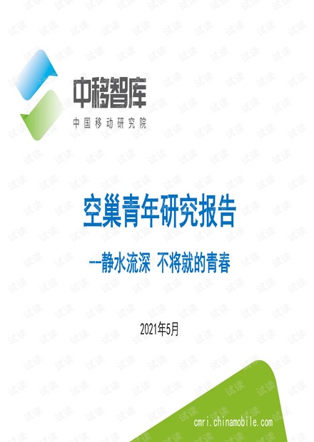 2021年空巢青年研究报告.pdf