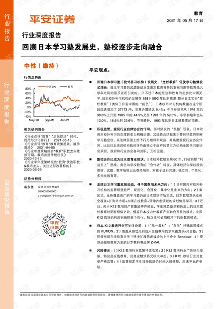 教育行业深度报告:回溯日本学习塾发展史,塾校逐步走向融合-20210517-平安证券-30页.pdf.pdf