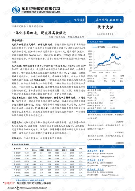 20210517-东北证券-光伏行业年报及一季报总结及展望:一体化布局加速,逆变器高歌猛进.pdf