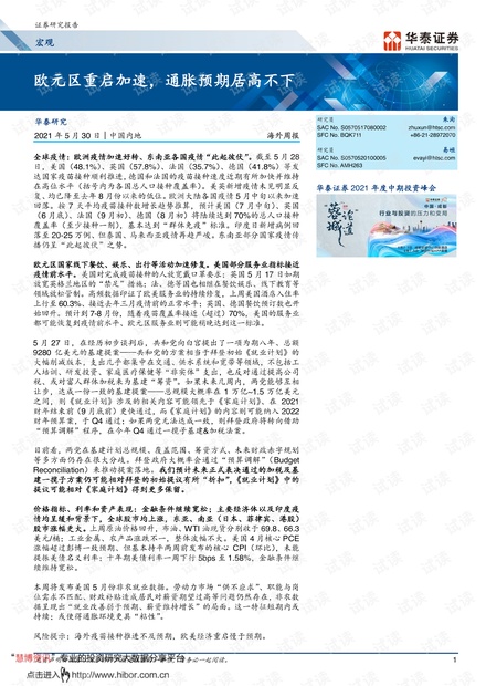20210530-华泰证券-海外周报:_欧元区重启加速,通胀预期居高不下.pdf