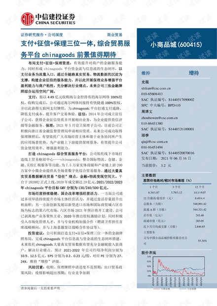 20210616-中信建投-小商品城-600415-支付+征信+保理三位一体,综合贸易服务平台chinagoods前景值得期待.pdf