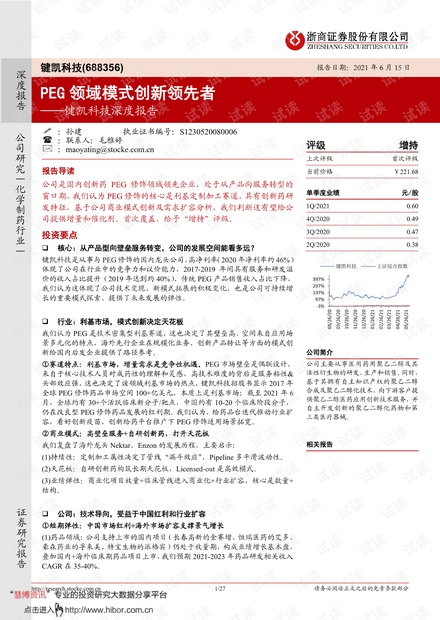20210615-浙商证券-键凯科技-688356-深度报告:PEG领域模式创新领先者.pdf