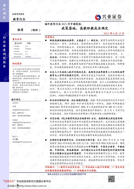20210615-兴业证券-海外教育行业2021年中期策略:政策落地,高教职教成长确定.pdf