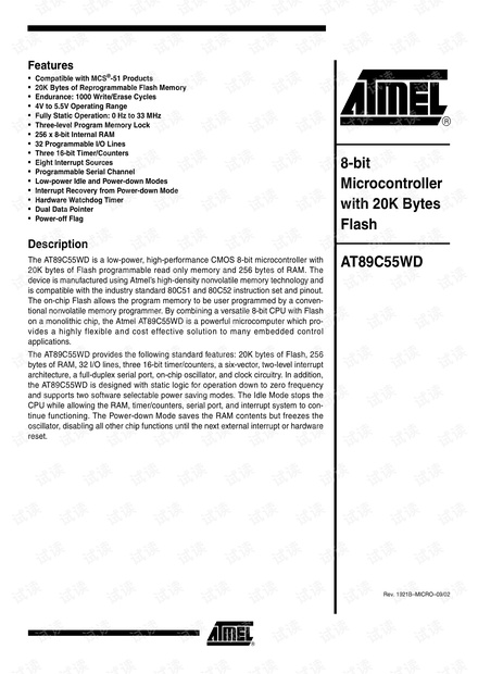 AT89C55WD中文资料.pdf