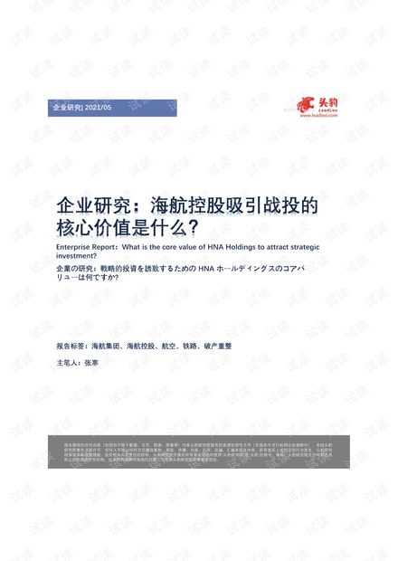 20210531-头豹研究院-航空行业企业研究:海航控股吸引战投的核心价值是什么?.pdf