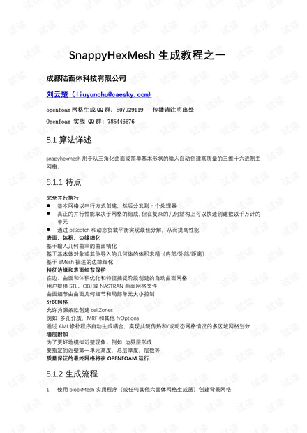 snappyHexMesh网格生成教程之一.pdf