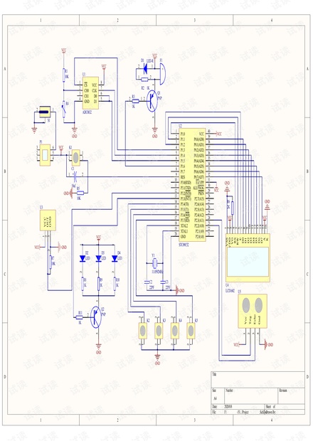 智能台灯原理图Project (连线版).pdf