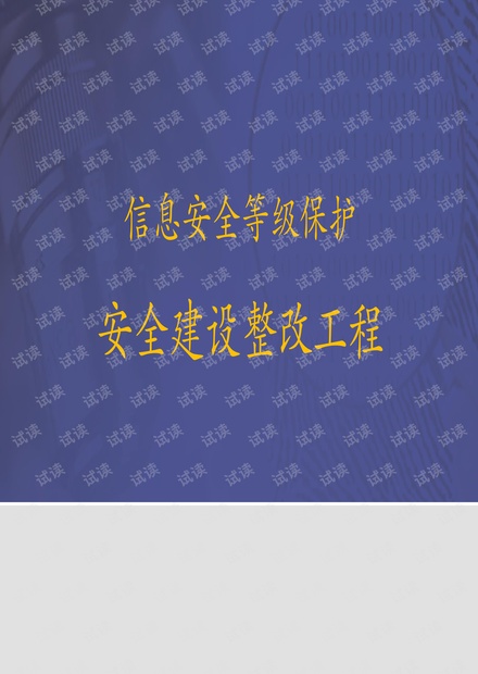 信息安全等级保护安全建设整改工程.pdf