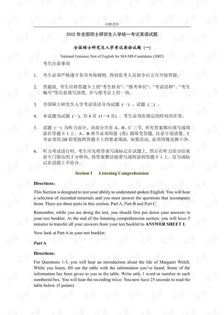 2002-2009英语真题.pdf