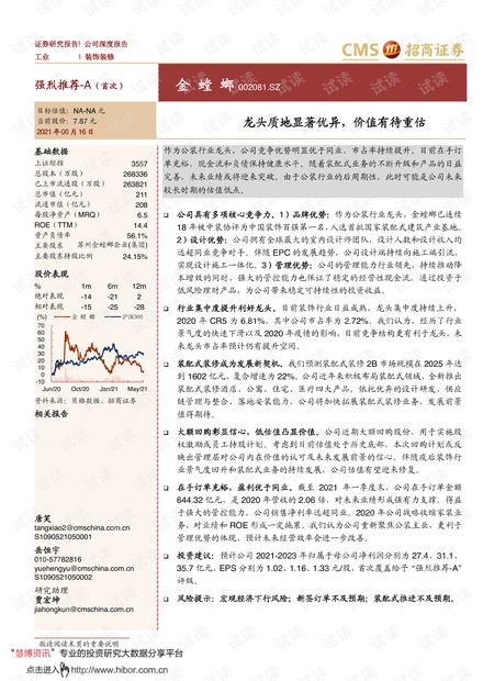 20210616-招商证券-金螳螂-002081-龙头质地显著优异,价值有待重估.pdf