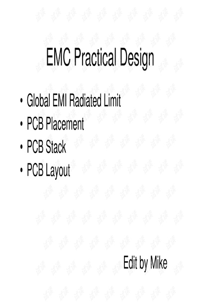 EMC practical design