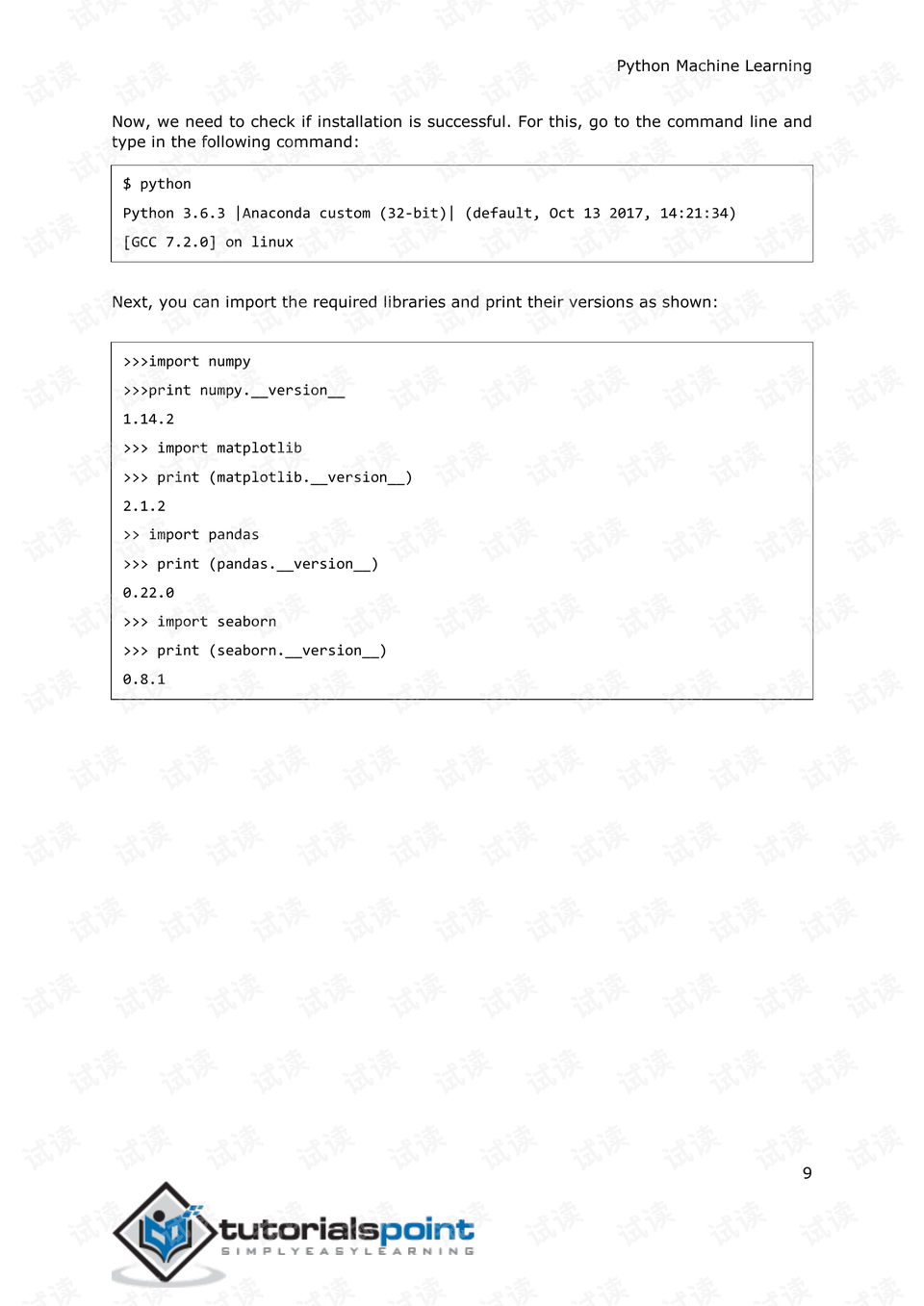 python机器学习教程.pdf