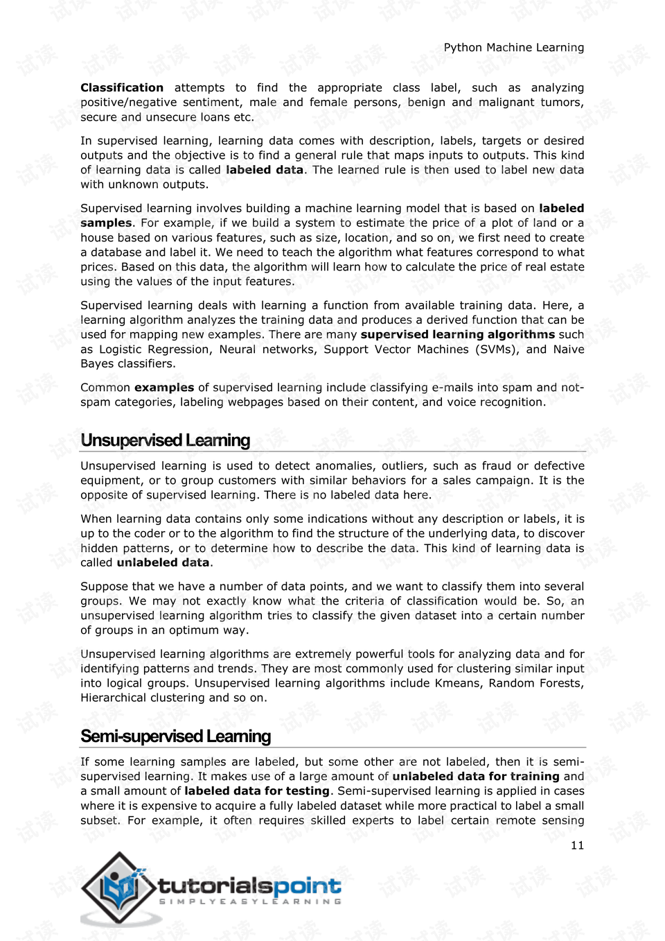 python机器学习教程.pdf