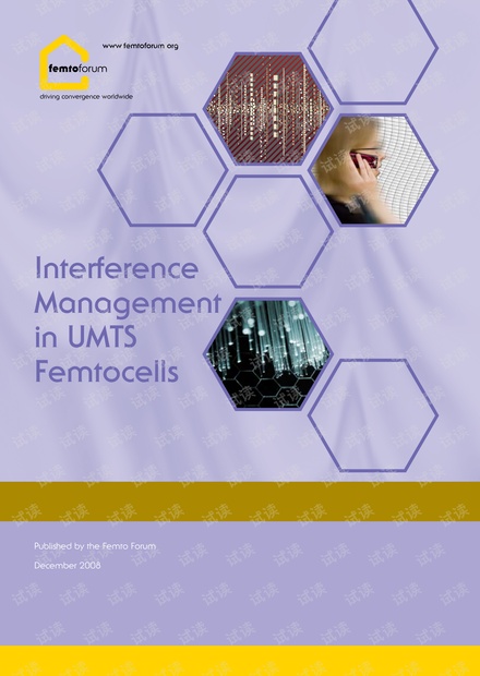 Interference Management in UMTS Femtocells