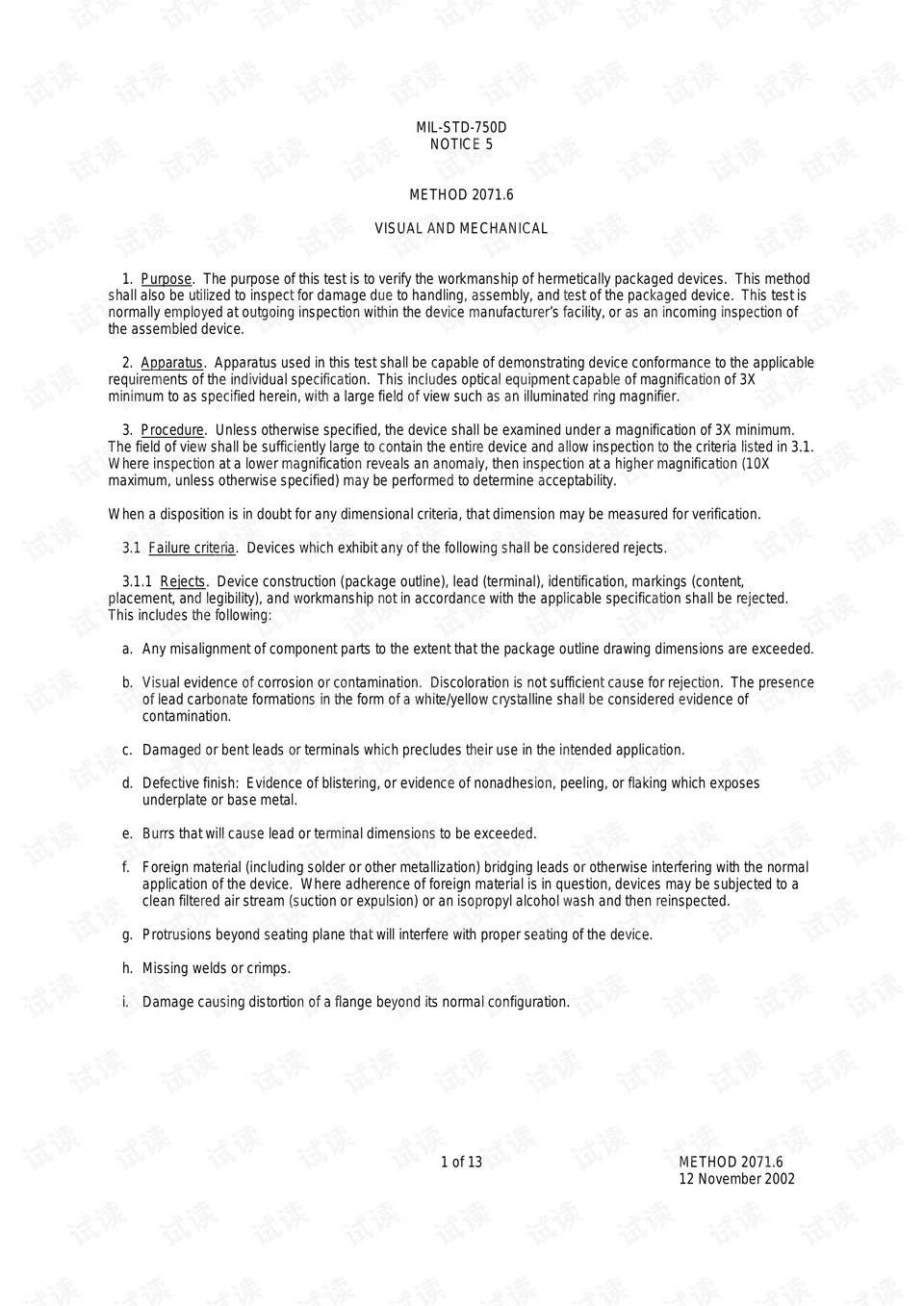 MILSTD750专业指导文档类资源CSDN下载